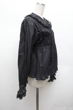 画像2: BABY,THE STARS SHINE BRIGHT / ベビードールブラウス（2022）  黒 S-26-03-01-022-BA-BL-HR-ZS