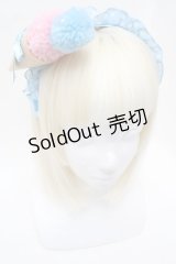 Angelic Pretty / Happyアイスクリームカチューシャ  サックス S-26-03-01-003-AP-AC-AS-ZS