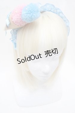 画像1: Angelic Pretty / Happyアイスクリームカチューシャ  サックス S-26-03-01-003-AP-AC-AS-ZS