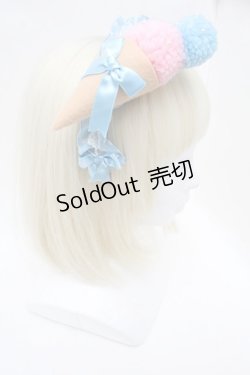 画像2: Angelic Pretty / Happyアイスクリームカチューシャ  サックス S-26-03-01-003-AP-AC-AS-ZS