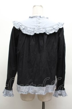 画像4: PINK HOUSE / ハロウィーンワンダーランド刺繍使いブラウス  黒 S-26-03-01-027-LO-BL-HR-ZS