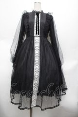 Angelic Pretty / Sweet Afternoonワンピース  黒 S-26-03-01-028-AP-OP-AS-ZS