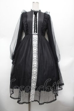 画像1: Angelic Pretty / Sweet Afternoonワンピース  黒 S-26-03-01-028-AP-OP-AS-ZS