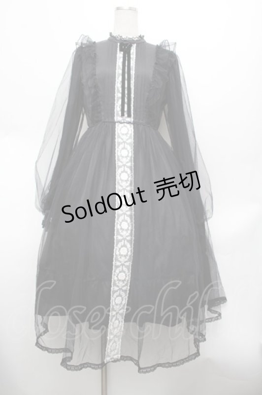 画像1: Angelic Pretty / Sweet Afternoonワンピース  黒 S-26-03-01-028-AP-OP-AS-ZS (1)