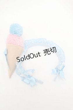 画像3: Angelic Pretty / Happyアイスクリームカチューシャ  サックス S-26-03-01-003-AP-AC-AS-ZS