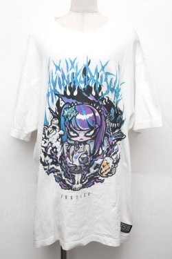 画像1: HYPER CORE / ガールプリントTシャツ  白 S-26-03-02-001-PU-TO-HR-ZS