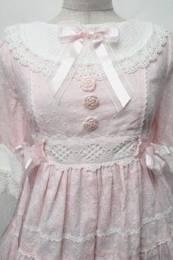 画像3: BABY,THE STARS SHINE BRIGHT / はわせティアードワンピース  ピンク S-26-03-02-028-BA-OP-AS-ZS