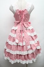 画像2: BABY,THE STARS SHINE BRIGHT / Romantic Dream Roseジャンパースカート  ピンク S-26-03-02-029-BA-OP-AS-ZS (2)