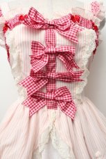 画像4: BABY,THE STARS SHINE BRIGHT / MY ANNIVERSARY/くまちゃんジャンパースカート  ピンク S-26-03-02-031-BA-OP-AS-ZS (4)