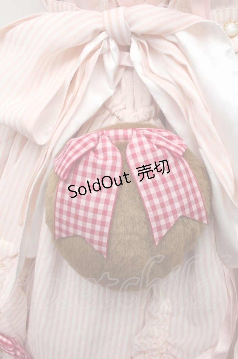 画像5: BABY,THE STARS SHINE BRIGHT / MY ANNIVERSARY/くまちゃんジャンパースカート  ピンク S-26-03-02-031-BA-OP-AS-ZS (5)