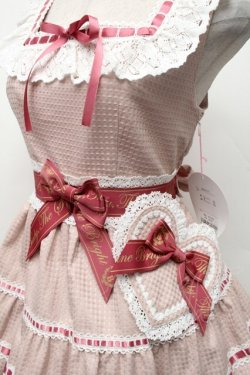 画像3: BABY,THE STARS SHINE BRIGHT / Waffle Cottonティアードジャンパースカート  ピンク S-26-03-02-032-BA-OP-HR-ZS