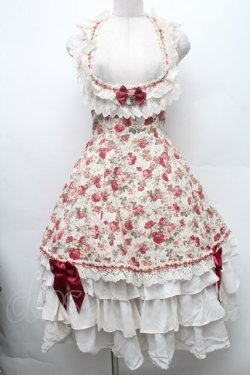 画像1: ALICE and the PIRATES / Mon favori champ de fleursジャンパースカート  レッドローズ S-26-03-02-033-PA-OP-AS-ZS