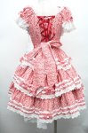 画像2: BABY,THE STARS SHINE BRIGHT / Floriana Ribbonジャンパースカート  赤 S-26-03-02-034-BA-OP-AS-ZS (2)