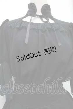 画像3: MIHO MATSUDA / シフォンロング ワンピース  黒 S-26-03-02-036-GO-OP-AS-ZS