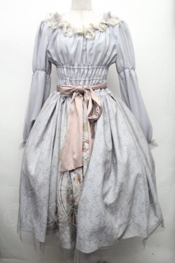 画像1: Vallee lys / Horoscopeチュールワンピース  グレーｘサックス S-26-03-02-039-GO-OP-AS-ZS