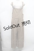 NieR Clothing / ベルトストラップジャンパースカート  カーキ S-26-03-02-042-PU-OP-AS-ZS