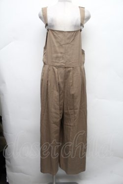 画像1: NieR Clothing / ベルトストラップジャンパースカート  カーキ S-26-03-02-042-PU-OP-AS-ZS