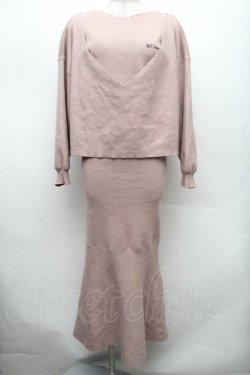 画像1: NieR Clothing / ニットトップス＆ワンピース  ベージュ S-26-03-02-044-PU-OP-HR-ZS
