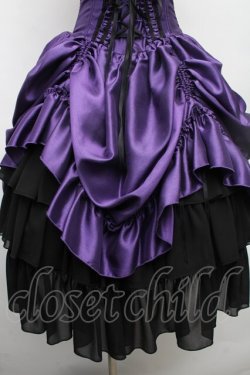 画像4: ATELIER PIERROT / Bustle Corset Dress  紫 S-26-03-02-045-EL-OP-AS-ZS
