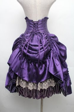 画像2: ATELIER PIERROT / “Eleanor”コルセットスカート  紫 S-26-03-02-046-EL-SK-AS-ZS
