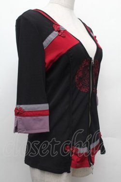 画像2: Ozz Croce / プリント切替ノースリーブパーカー   S-26-03-02-006-OO-TO-HR-ZS