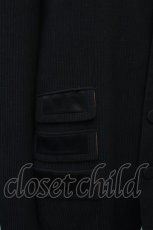 画像4: Jean Paul GAULTIER / ストライプテーラードジャケット 50 黒 S-26-03-02-009-0-JA-AS-ZS (4)