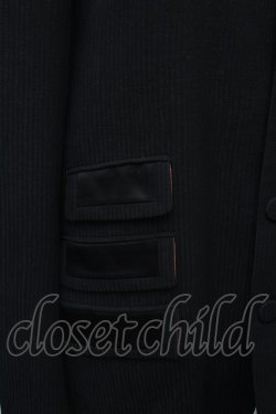 画像4: Jean Paul GAULTIER / ストライプテーラードジャケット 50 黒 S-26-03-02-009-0-JA-AS-ZS