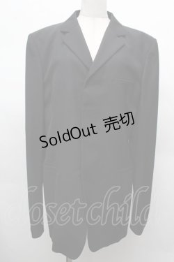 画像1: Jean Paul GAULTIER / CLASSIQUE スナップボタンジャケット 48 黒 S-26-03-02-010-GO-JA-AS-ZS