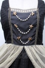 画像3: ALICE and the PIRATES / 夢か現か、記憶の中のPiste d'un cirque “Un”ジャンパースカート  黒 S-26-03-02-023-PA-OP-SZ-ZS (3)