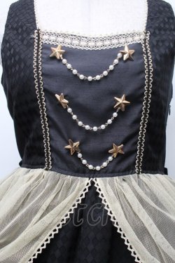 画像3: ALICE and the PIRATES / 夢か現か、記憶の中のPiste d'un cirque “Un”ジャンパースカート  黒 S-26-03-02-023-PA-OP-SZ-ZS