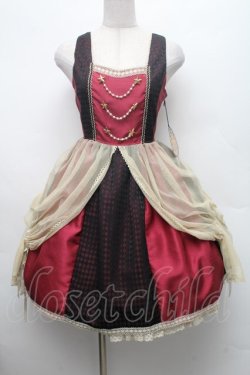 画像1: ALICE and the PIRATES / 夢か現か、記憶の中のPiste d'un cirque “Un”ジャンパースカート  ボルドー S-26-03-02-024-PA-OP-SA-ZS