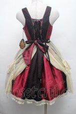 画像2: ALICE and the PIRATES / 夢か現か、記憶の中のPiste d'un cirque “Un”ジャンパースカート  ボルドー S-26-03-02-024-PA-OP-SA-ZS (2)