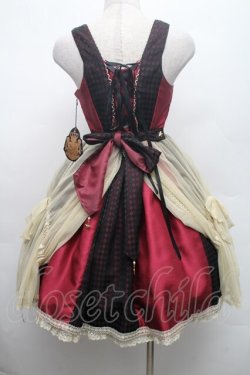 画像2: ALICE and the PIRATES / 夢か現か、記憶の中のPiste d'un cirque “Un”ジャンパースカート  ボルドー S-26-03-02-024-PA-OP-SA-ZS