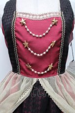 画像3: ALICE and the PIRATES / 夢か現か、記憶の中のPiste d'un cirque “Un”ジャンパースカート  ボルドー S-26-03-02-024-PA-OP-SA-ZS (3)