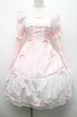 画像1: BABY,THE STARS SHINE BRIGHT / はわせドールワンピース&ヘッドドレスセット  ピンク S-26-03-02-026-BA-OP-HR-ZS (1)
