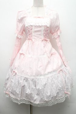 画像1: BABY,THE STARS SHINE BRIGHT / はわせドールワンピース&ヘッドドレスセット  ピンク S-26-03-02-026-BA-OP-HR-ZS