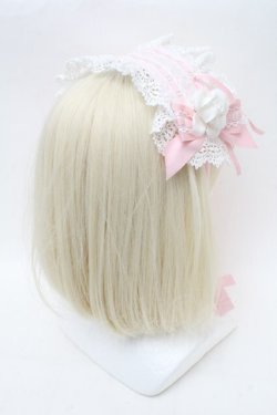 画像6: BABY,THE STARS SHINE BRIGHT / はわせドールワンピース&ヘッドドレスセット  ピンク S-26-03-02-026-BA-OP-HR-ZS