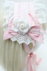 画像7: BABY,THE STARS SHINE BRIGHT / はわせドールワンピース&ヘッドドレスセット  ピンク S-26-03-02-026-BA-OP-HR-ZS (7)