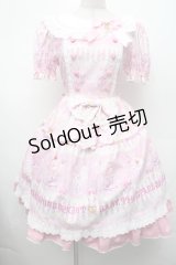 BABY,THE STARS SHINE BRIGHT / Sweetheart Parfaiteria柄ワンピース  ピンク S-26-03-02-027-BA-OP-AS-ZS