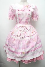画像1: BABY,THE STARS SHINE BRIGHT / Sweetheart Parfaiteria柄ワンピース  ピンク S-26-03-02-027-BA-OP-AS-ZS (1)