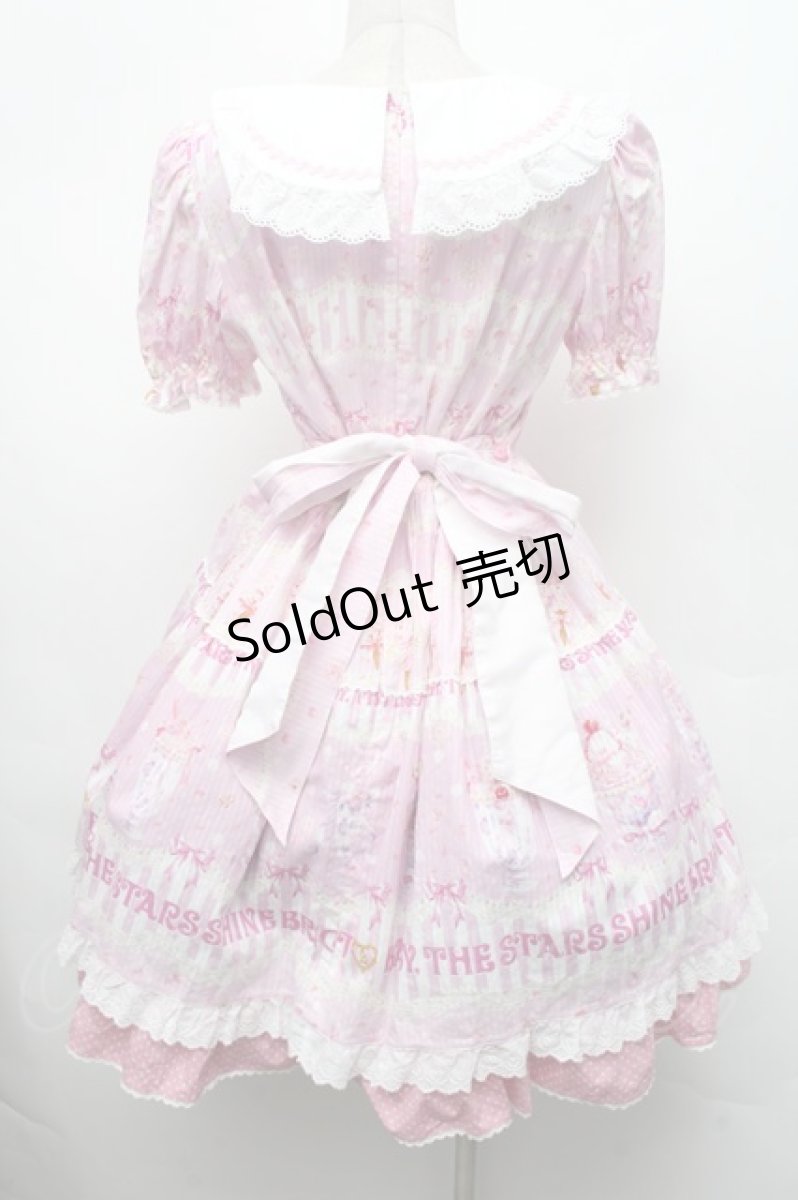 画像2: BABY,THE STARS SHINE BRIGHT / Sweetheart Parfaiteria柄ワンピース  ピンク S-26-03-02-027-BA-OP-AS-ZS (2)