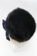 画像3: Moi-meme-Moitie / コサージュ付きファーハット  黒 S-26-03-04-039-MO-AC-HR-ZS (3)