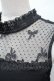画像3: m petit by misako / NINA'S パット付きレースタンクトップ  黒 S-26-03-04-042-LO-TO-HR-ZS (3)