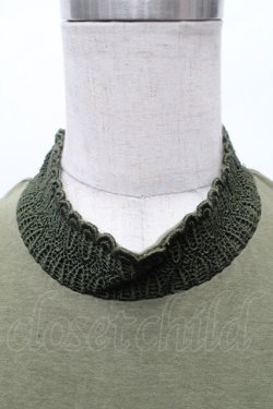 画像3: Jane Marple Dans Le Salon / スタンドカラーノースリーブトップス  カーキ S-26-03-04-043-JM-TO-AS-ZS