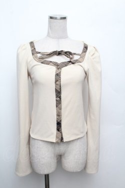 画像1: evelyn / カーディガン  オフ S-26-03-04-047-LO-TO-AS-ZS