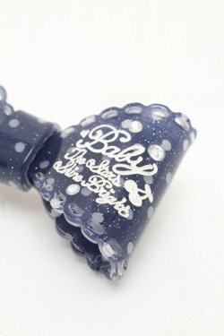 画像4: BABY,THE STARS SHINE BRIGHT / チェリードットリボンバレッタ  紺 S-26-03-04-004-BA-AC-AS-ZS