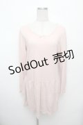 PINK HOUSE / ロングカットソー  ピンク S-26-03-04-050-LO-TO-AS-ZS