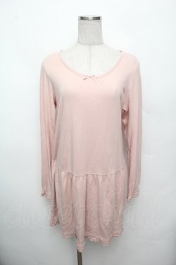 画像1: PINK HOUSE / ロングカットソー  ピンク S-26-03-04-050-LO-TO-AS-ZS