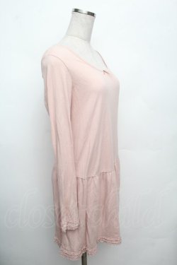 画像3: PINK HOUSE / ロングカットソー  ピンク S-26-03-04-050-LO-TO-AS-ZS