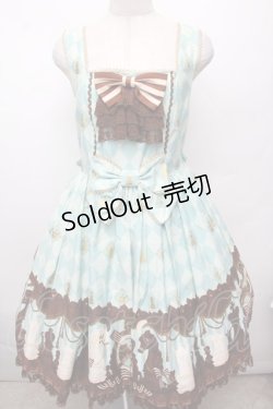 画像1: Angelic Pretty / Chess Chocolateジャボ付ジャンパースカート  ミント S-26-03-04-054-AP-OP-HR-ZS